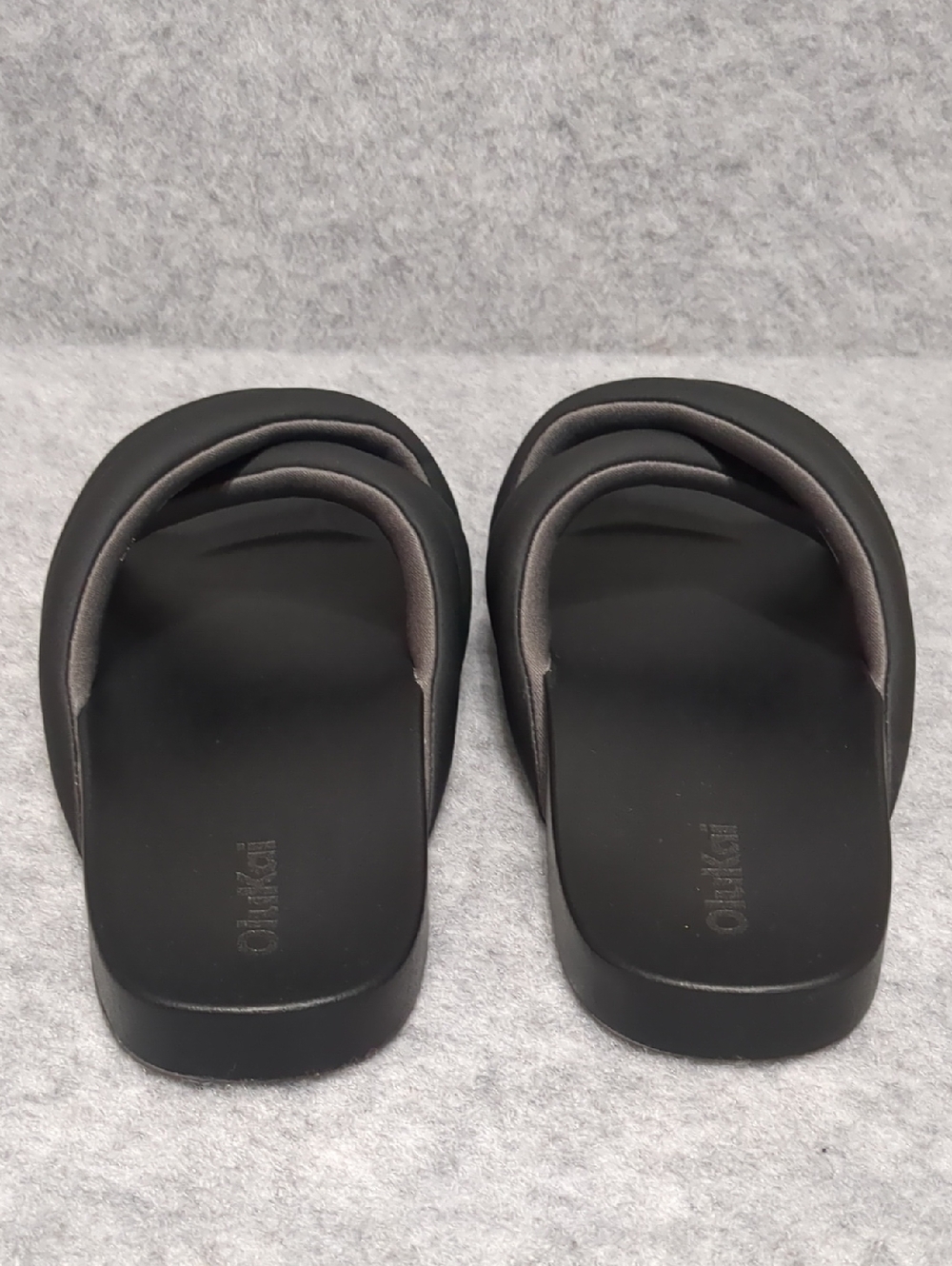 Olukai Hila Water Resistant Black Slide Sandals Size 9 - Picture 7 of 11